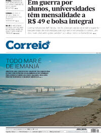 Capa do jornal Correio 02/02/2022