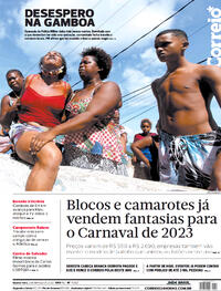 Capa do jornal Correio 02/03/2022