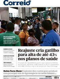 Capa do jornal Correio 02/06/2022
