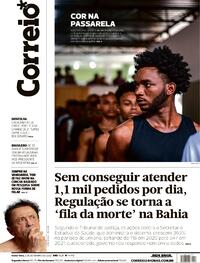 Capa do jornal Correio 02/09/2022