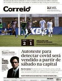 Capa do jornal Correio 03/03/2022