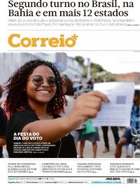 Capa do jornal Correio 03/10/2022