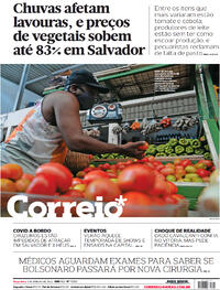 Capa do jornal Correio 04/01/2022