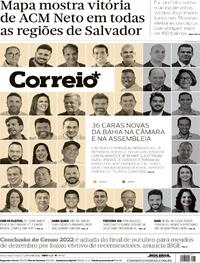 Capa do jornal Correio 04/10/2022