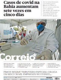 Capa do jornal Correio 07/01/2022