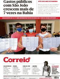 Capa do jornal Correio 07/06/2022