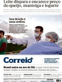 Capa do jornal Correio 07/07/2022