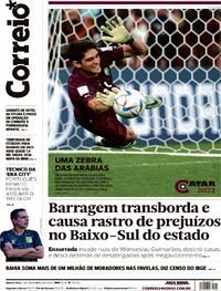 Capa do jornal Correio 07/12/2022