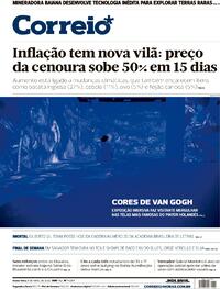 Capa do jornal Correio 08/04/2022