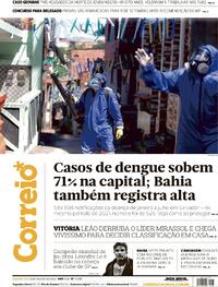 Capa do jornal Correio 08/08/2022