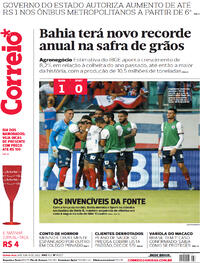 Capa do jornal Correio 09/06/2022