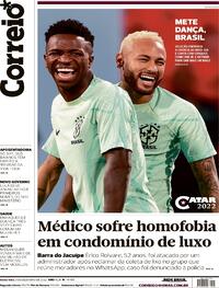 Capa do jornal Correio 09/12/2022