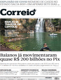 Capa do jornal Correio 10/01/2022