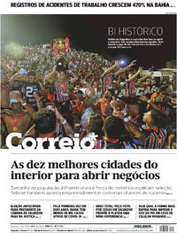 Capa do jornal Correio 11/04/2022