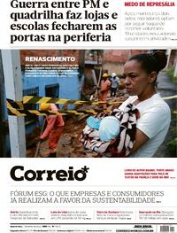 Capa do jornal Correio 11/05/2022