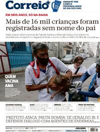 Capa do jornal Correio 11/08/2022