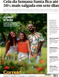 Capa do jornal Correio 12/04/2022