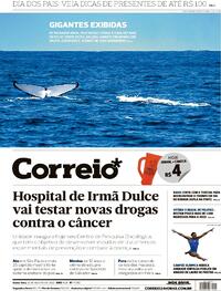 Capa do jornal Correio 12/08/2022