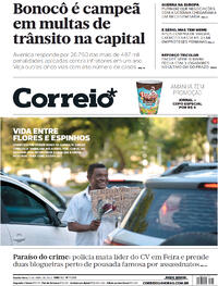 Capa do jornal Correio 13/04/2022