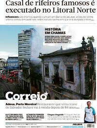 Capa do jornal Correio 13/12/2022