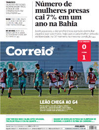 Capa do jornal Correio 14/02/2022