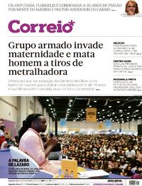 Capa do jornal Correio 14/11/2022