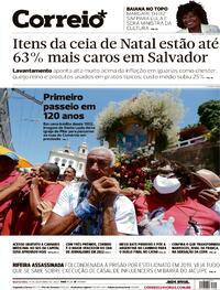 Capa do jornal Correio 14/12/2022