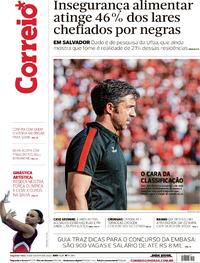 Capa do jornal Correio 15/08/2022