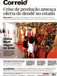 Capa do jornal Correio 15/12/2022
