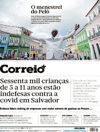 Capa do jornal Correio 16/03/2022