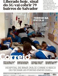 Capa do jornal Correio 16/08/2022