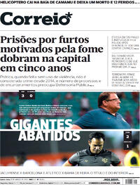 Capa do jornal Correio 17/03/2022