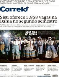 Capa do jornal Correio 17/06/2022