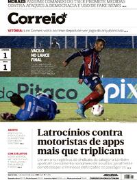 Capa do jornal Correio 17/08/2022