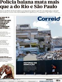 Capa do jornal Correio 18/08/2022