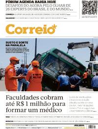 Capa do jornal Correio 18/10/2022