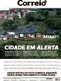 Capa do jornal Correio 19/04/2022