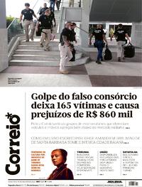 Capa do jornal Correio 19/08/2022