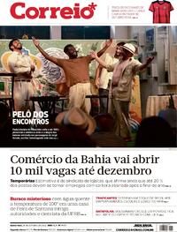 Capa do jornal Correio 20/10/2022