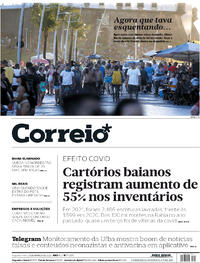 Capa do jornal Correio 21/03/2022