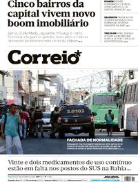 Capa do jornal Correio 21/10/2022
