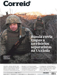 Capa do jornal Correio 22/02/2022