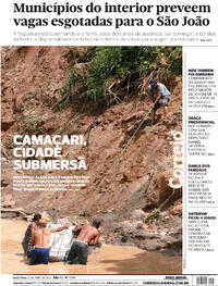 Capa do jornal Correio 22/04/2022