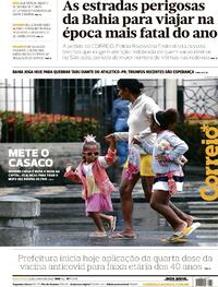 Capa do jornal Correio 22/06/2022
