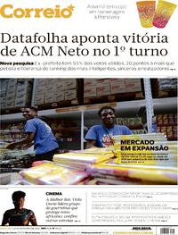 Capa do jornal Correio 22/09/2022