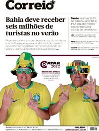 Capa do jornal Correio 22/11/2022