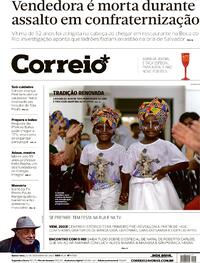 Capa do jornal Correio 22/12/2022