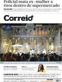Capa do jornal Correio 23/12/2022