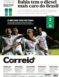 Capa do jornal Correio 24/03/2022
