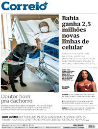 Capa do jornal Correio 24/08/2022